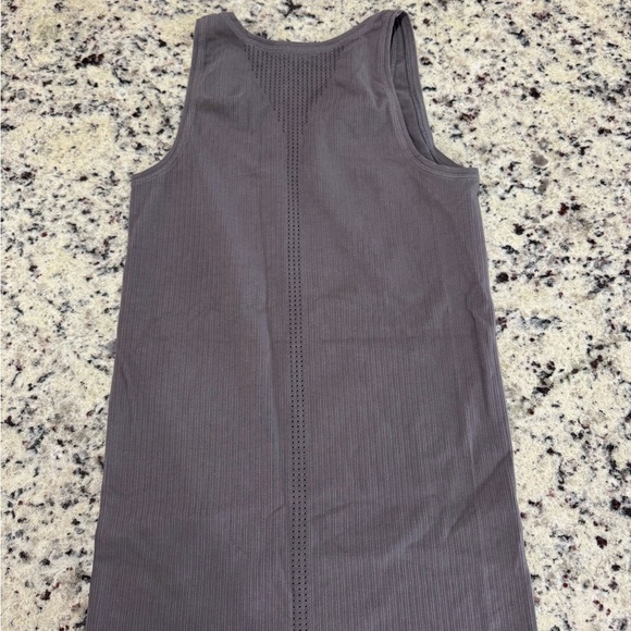 Athleta Charcoal Ribbed Tank - Picture 3 of 3